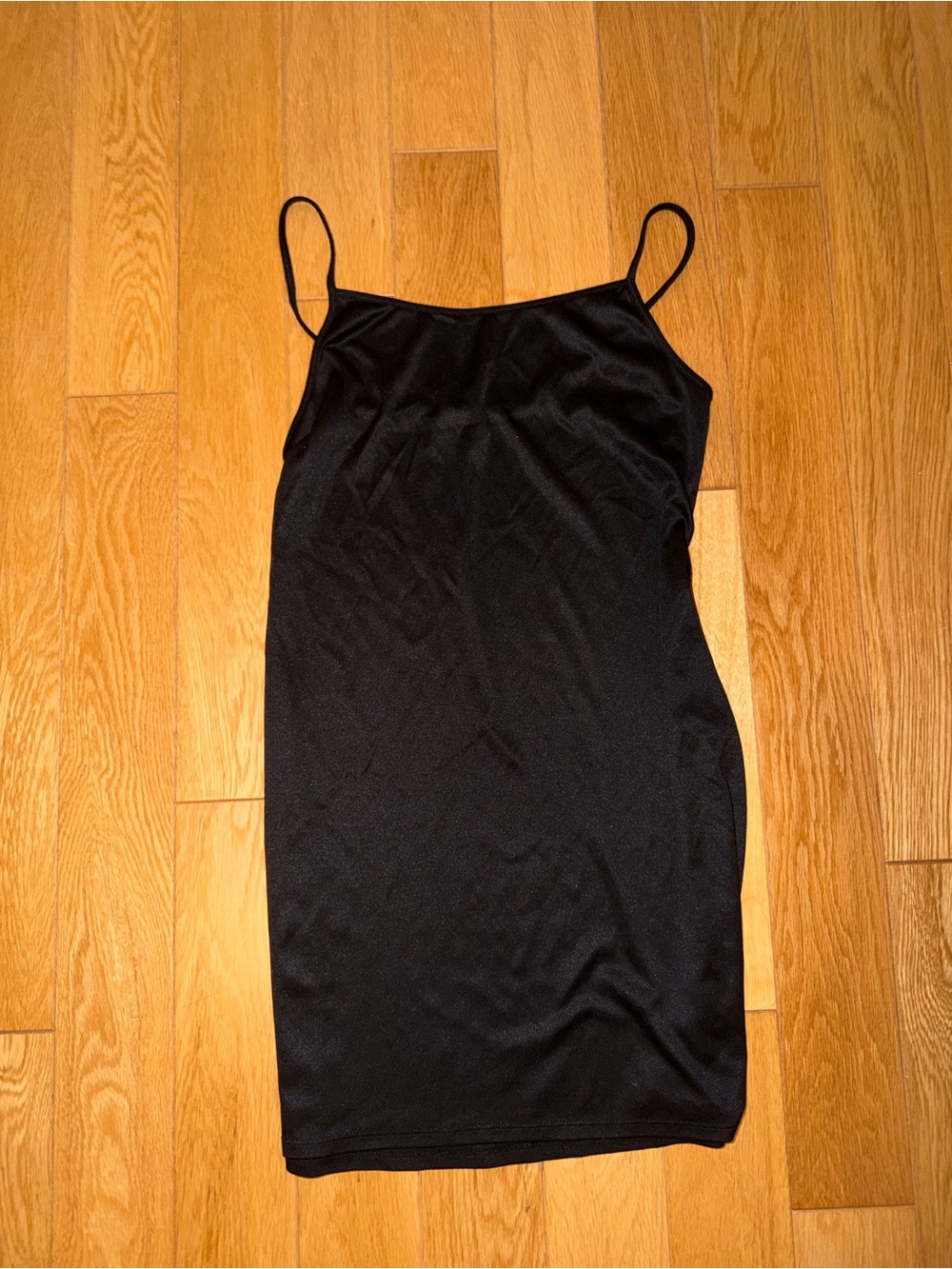 Black Spaghetti Strap Nightgown
